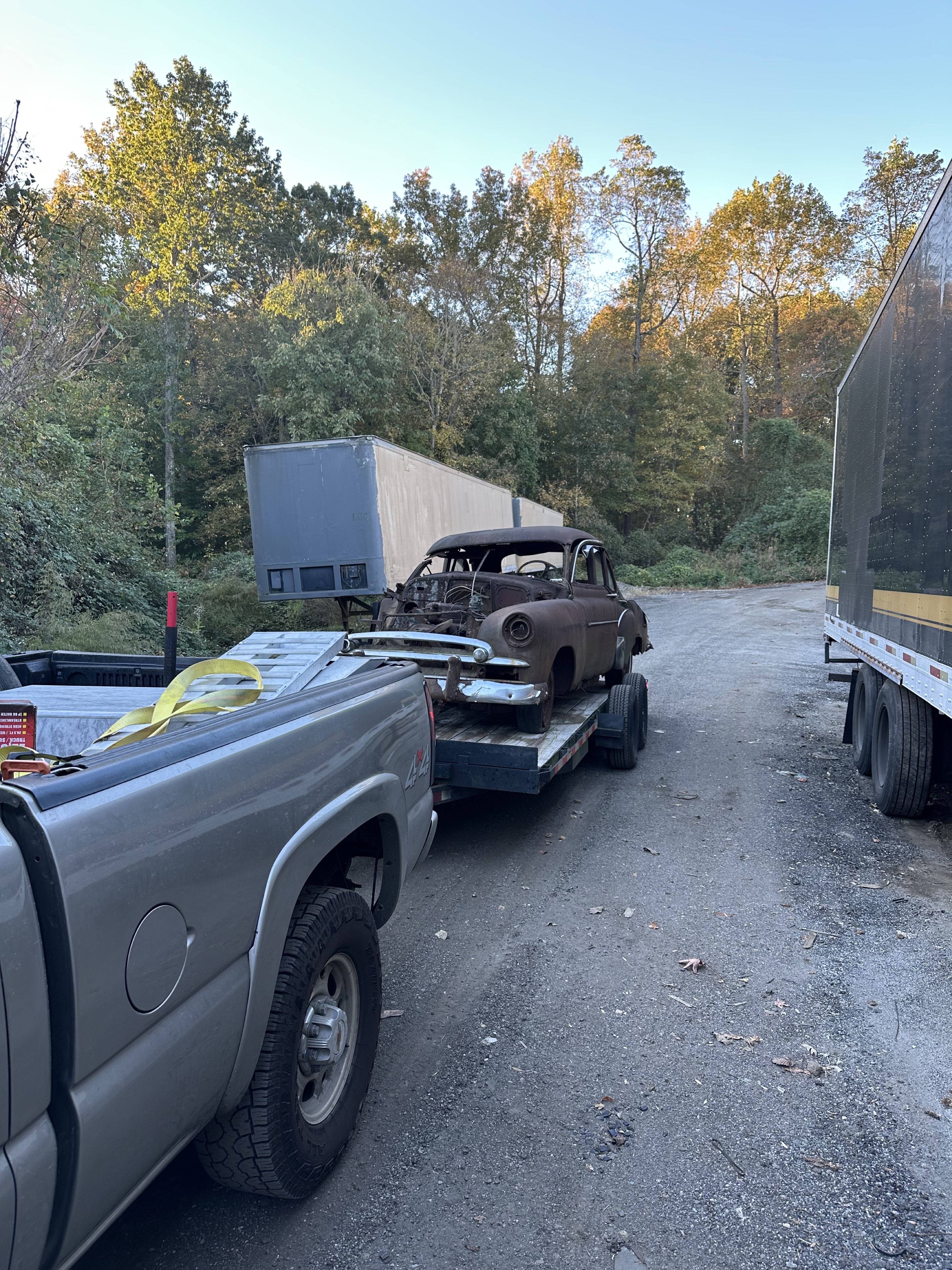 Classic car hauling job
